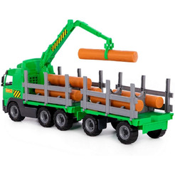 Автомобиль-лесовоз с прицепом Полесье 58348