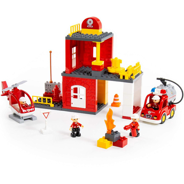 Конструктор Полесье 77516 Пожарная станция