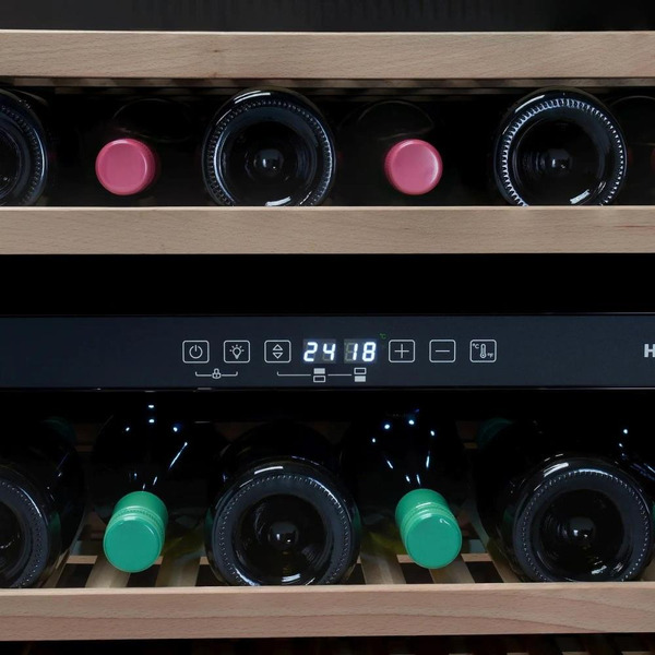 Винный шкаф Hyundai HBWC 1765 DC (чёрный)