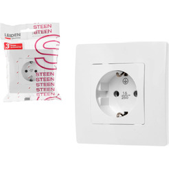 Розетка Leiden Electric Steen 806034