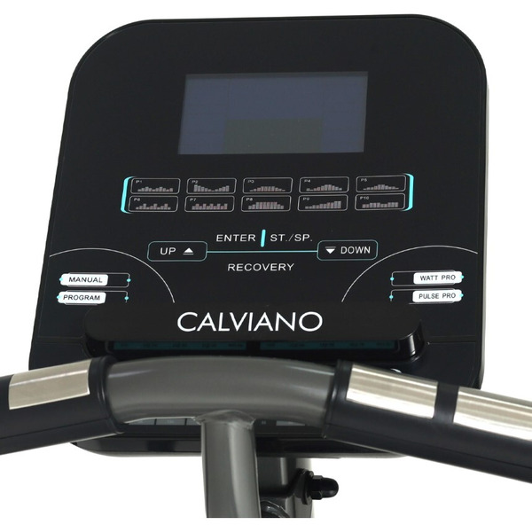 Эллиптический программируемый тренажер Calviano Extra серый