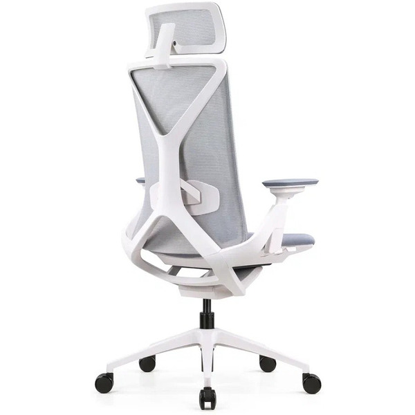 Кресло компьютерное SitZone E-YR-001A-P1-WH (сетка/ткань, серый)