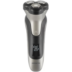 Бритва электрическая POLARIS PMR 0420R flex&float 4D PRO (черный/серебряный)