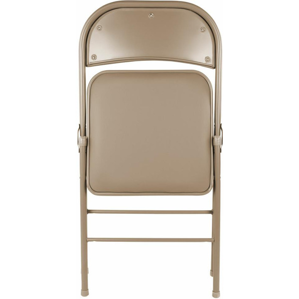 Стул складной BRABIX Golf Plus CF-003 КОМФОРТ (бежевый каркас, кожзам бежевый) 533027