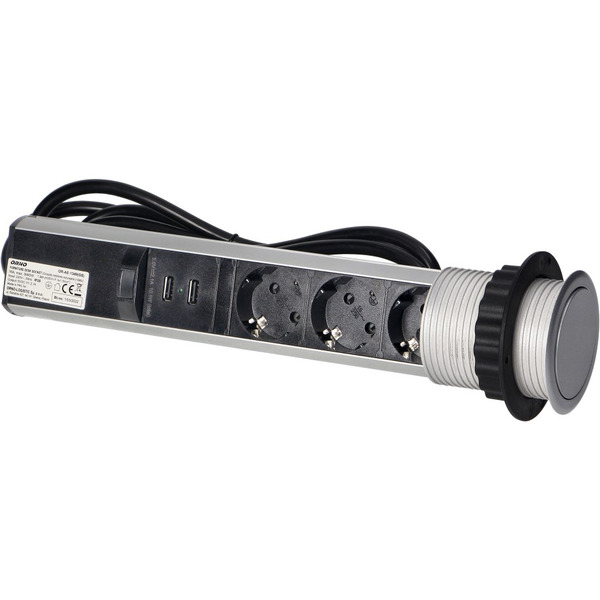 Блок розеточный Orno OR-AE-1349-AL 1,8 м