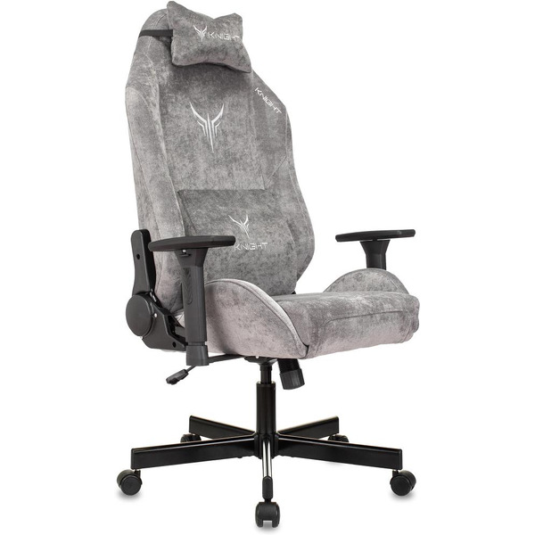 Кресло игровое Knight N1 Fabric Light-19 (1626370) серый