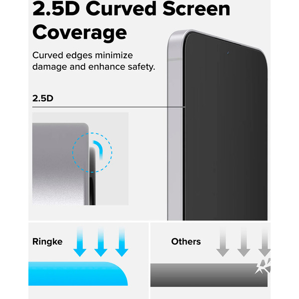 Защитное стекло Ringke EASY SLIDE 2шт для Galaxy S25 FE