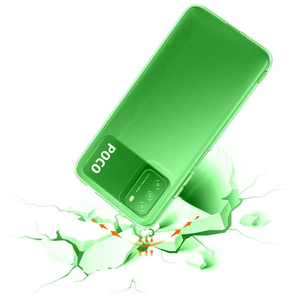 Бампер Bingo TPU 2.0mm для XIAOMI Redmi 9T/POCO M3 Зеленый