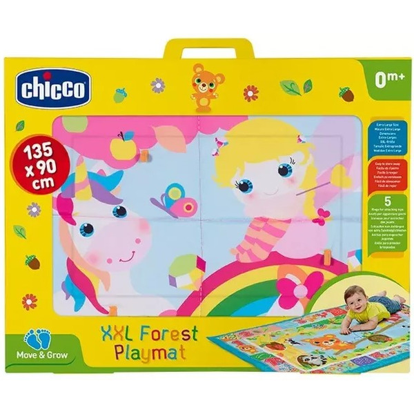 Развивающий коврик XXL CHICCO Toys Лесные друзья, розовый, 0 мес+ 340728238