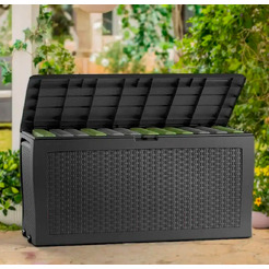 Сундук уличный Keter Samoa Rattan Box 246963 (графит)