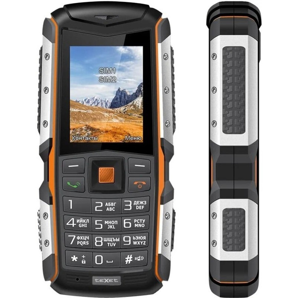 Мобильный телефон teXet TM-513R черно-оранжевый