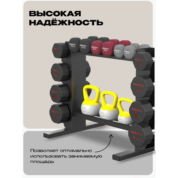 Стойка для гантелей Proiron СГ0202