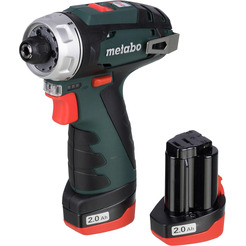 Дрель-шуруповерт Metabo PowerMaxx BS Basic (600080500) с 2-мя АКБ
