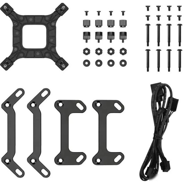 Жидкостное охлаждение для процессора DeepCool LT240 BK ARGB R-LT240-BKAMNC-G-1