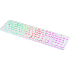 Клавиатура Oklick 420MRL (белый)