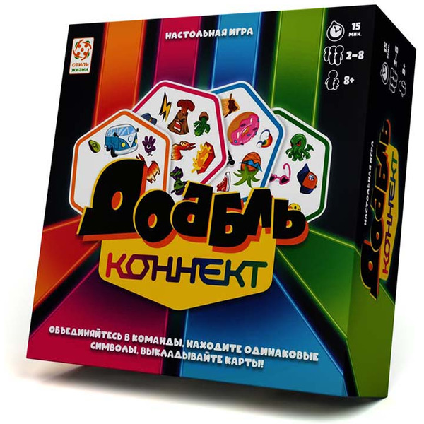 Настольная игра Стиль Жизни Доббль Коннект LS162