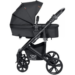 Детская универсальная коляска Sweet Baby Comfort 2в1 (черный)
