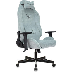 Кресло игровое Knight N1 Fabric Light-28 (1626368) серо-голубой