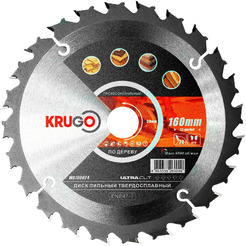 Диск пильный Krugo WA160024