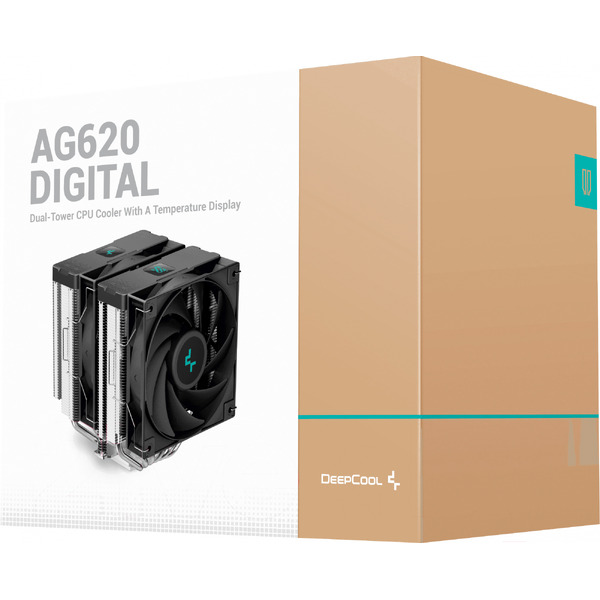 Кулер для процессора DeepCool AG620 Digital R-AG620-BKNDMN-G-1