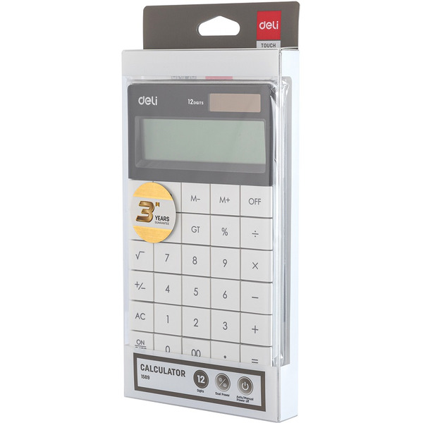 Калькулятор DELI 1589WHITE