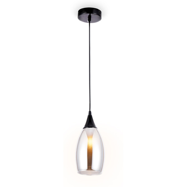 Подвесной светильник Ambrella Light Traditional TR3544 черный/серый Е14х1