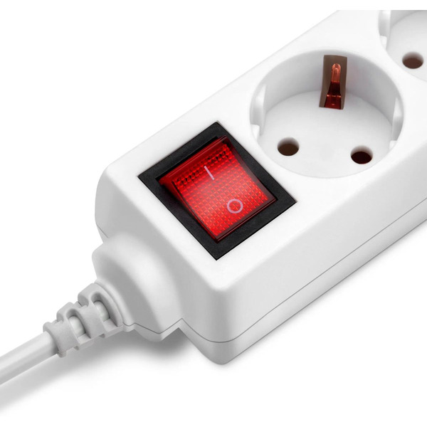 Удлинитель Buro BU-PS3.1/W (1.5м, 3 розетки, белый)