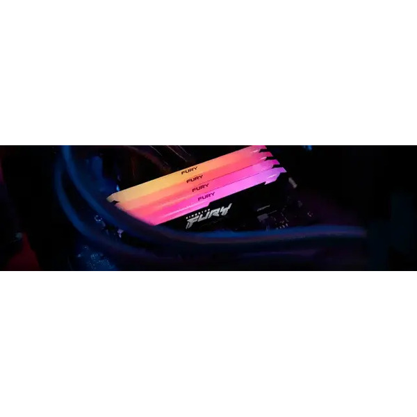 Оперативная память Kingston FURY Beast RGB 8ГБ DDR4 3200 МГц KF432C16BB2A/8