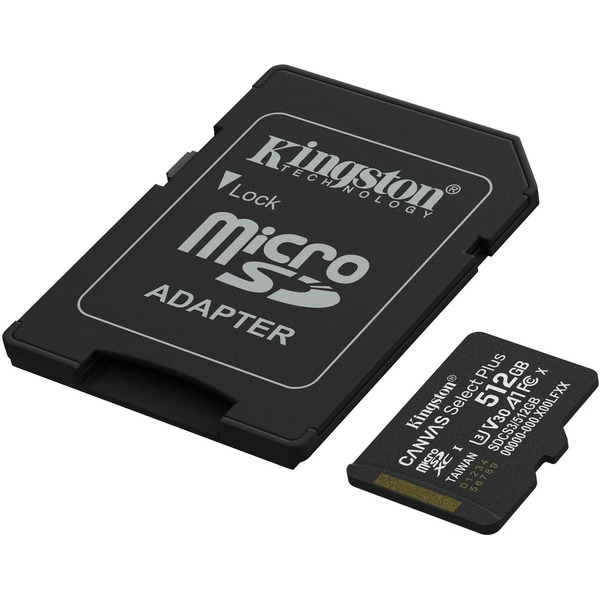 Карта памяти Kingston micro SDXC Canvas Select Plus SDCS3/512GB