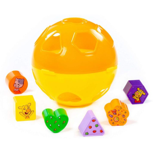 Сортер Полесье Оранжевая корова Шар 93097 (в коробке)