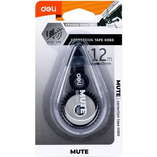 Корректирующая лента Deli Mute EH360 (ассорти)