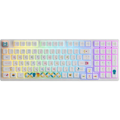 Клавиатура Akko 3098B Doraemon Rainbow (Akko CS Jelly Pink)