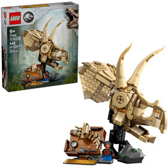 Конструктор Lego Jurassic World Окаменелости динозавров череп трицератопса 76969