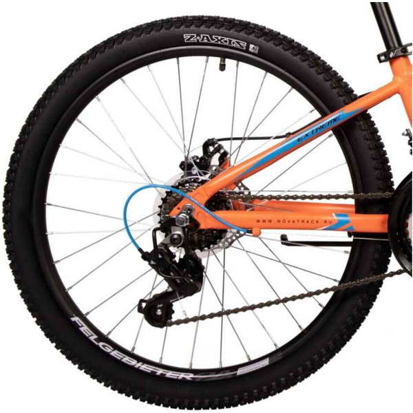 Велосипед Novatrack Extreme 21.D 2024 24AHD.EXTREME.11OR4 (оранжевый)
