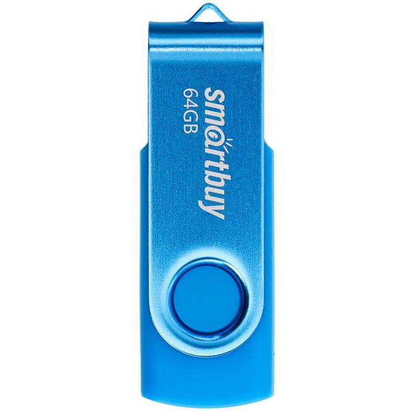 USB флэш-диск 2.0 Smartbuy 064GB Twist Blue (SB064GB2TWB)