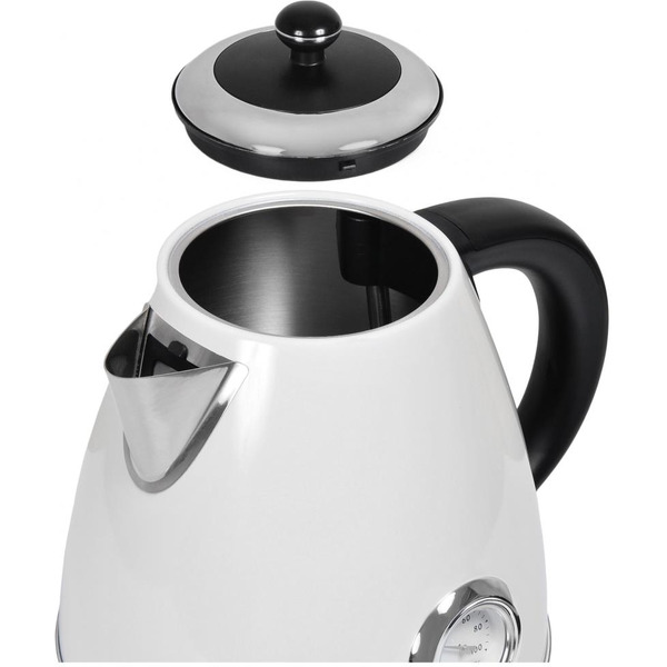 Электрический чайник Hyundai HYK-S4502 жемчужный/черный