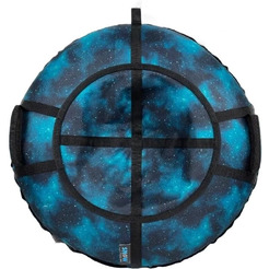 Тюбинг Hubster Люкс Pro S Вселенная бирюзовая 110 см во8909-3