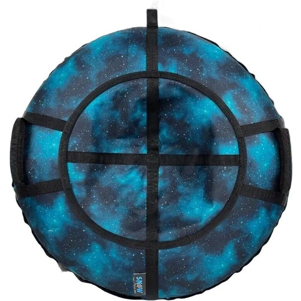 Тюбинг Hubster Люкс Pro S Вселенная бирюзовая 110 см во8909-3