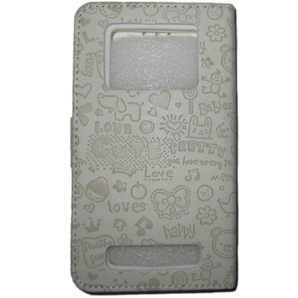 Чехол-книга Bingo Magic-Series для телефона с экраном 4.8 - 5.2 Белый 008908