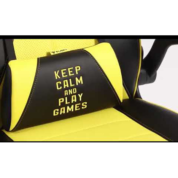 Кресло компьютерное FLOKY Asgard Yellow-Black