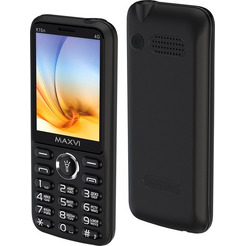 Кнопочный телефон Maxvi K15n 4G (черный)