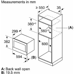 Встраиваемая микроволновая печь BOSCH BER7321B1