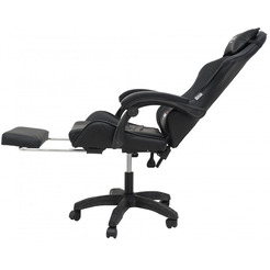 Игровое кресло Calviano 1583 (черное, вибромассажное)