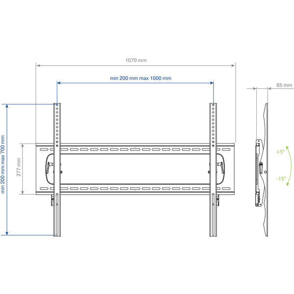 Кронштейн для телевизора Kromax STAR PRO-112 черный