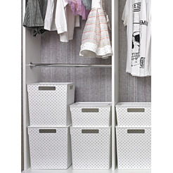 Органайзер для хранения Violet Береста 6823106 (23л, белый)