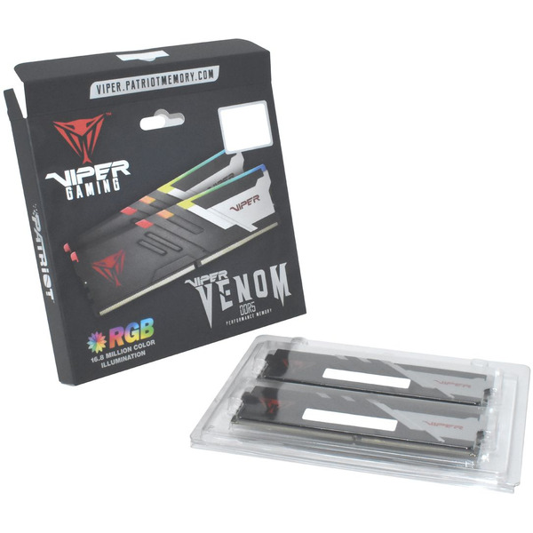 Оперативная память Patriot Viper Venom RGB 2x16ГБ DDR5 6600МГц PVVR532G660C34K