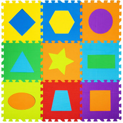 Коврик-пазл напольный ЮНЛАНДИЯ Фигуры 664664