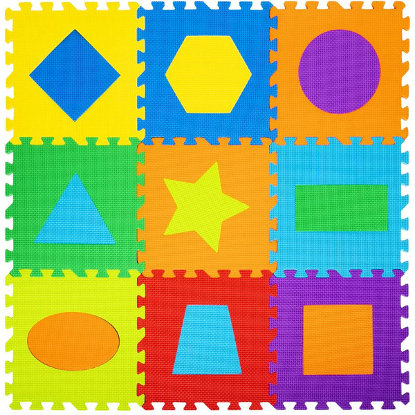 Коврик-пазл напольный ЮНЛАНДИЯ Фигуры 664664