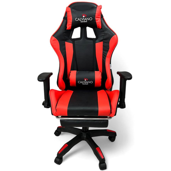 Вибромассажное кресло Calviano 1585 (черно-красное)