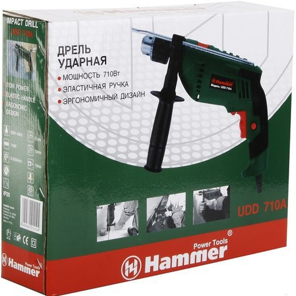 Дрель Hammer Flex UDD710A (28439)
